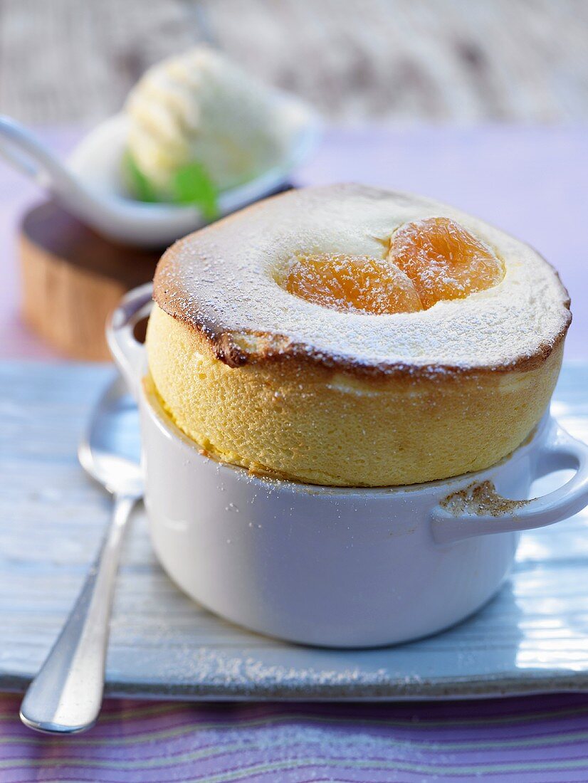 Apricot souffle