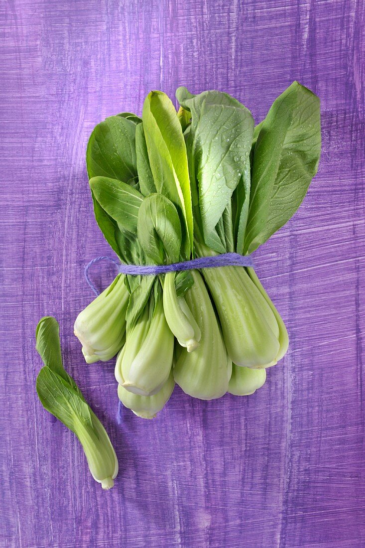 A bunch of bok choy
