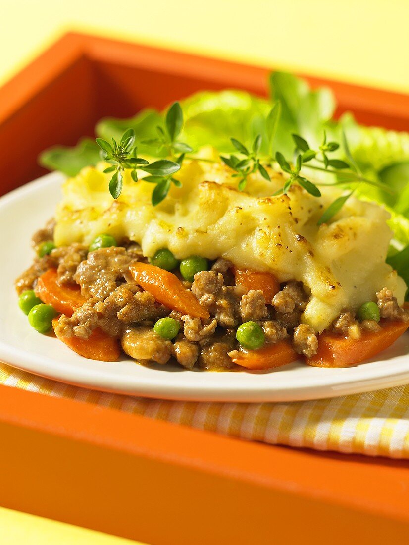 Shepherds pie on plate