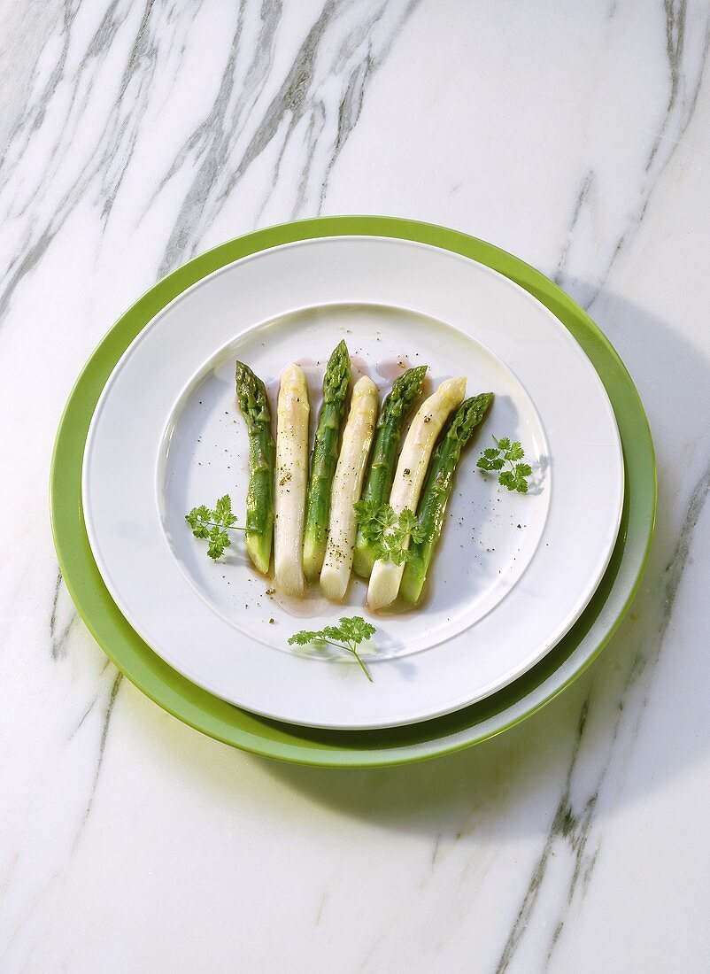 Salat von Spargel mit Kerbel