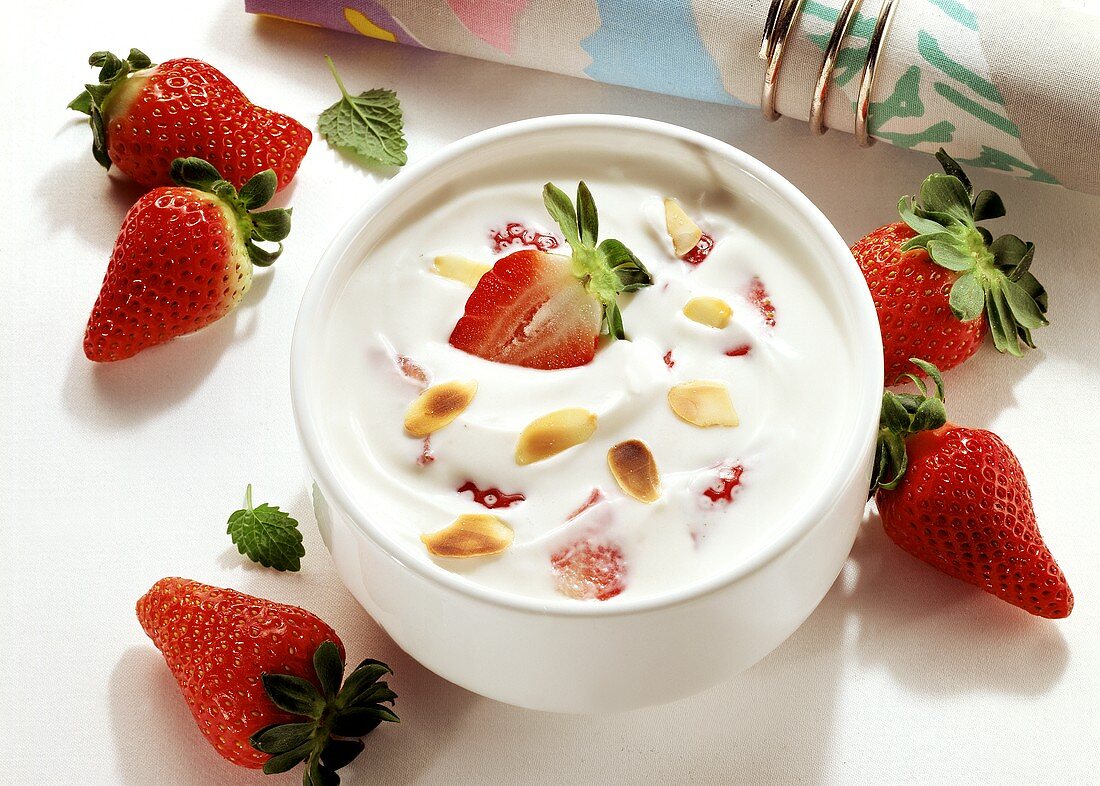 Fruit Quark with Strawberries