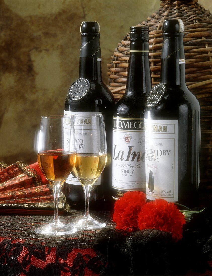 Various Types of Spanish Sherry