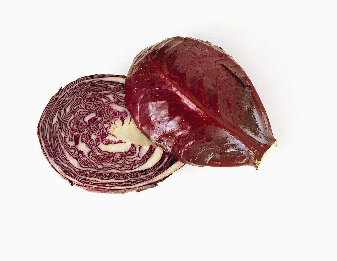 Cut Red Cabbage