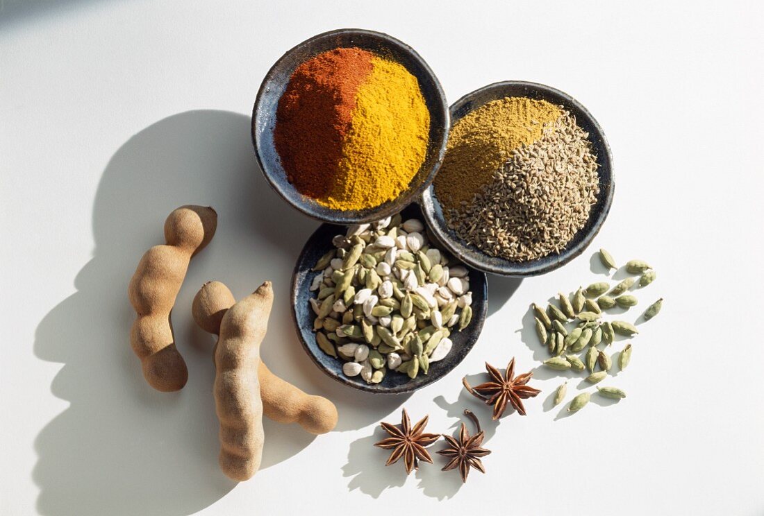 Selection of spices