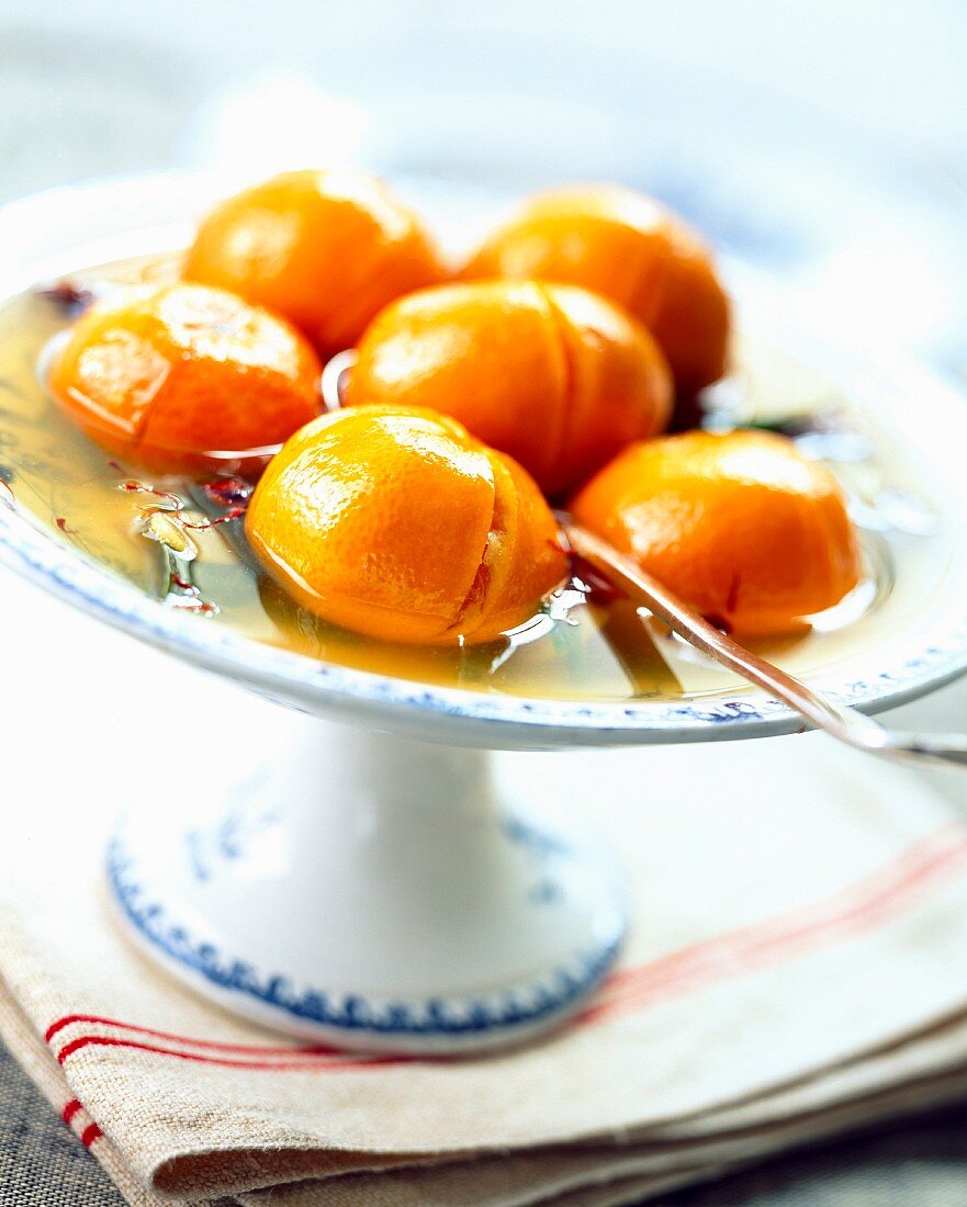 Spicy clementine soup