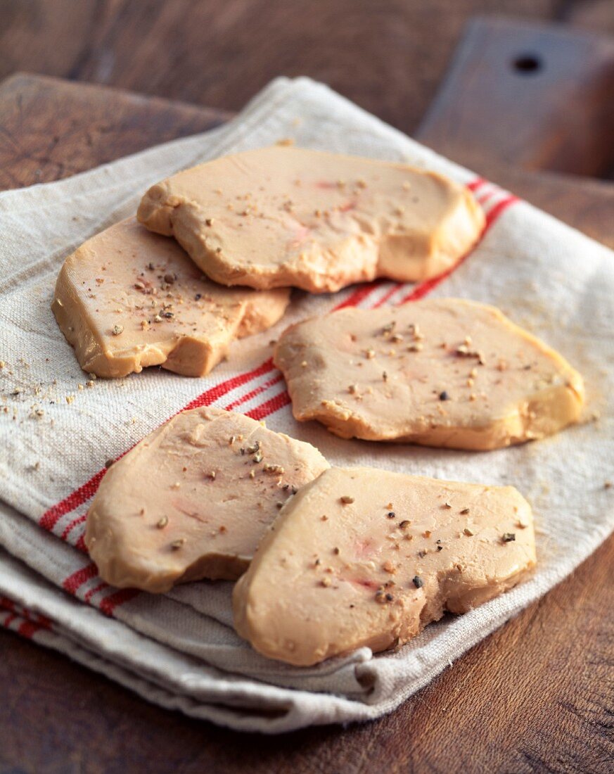 Foie gras escalopes