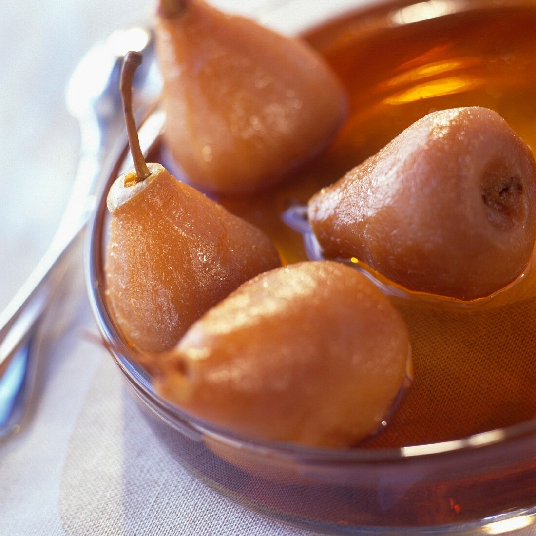 Williams pears in caramel