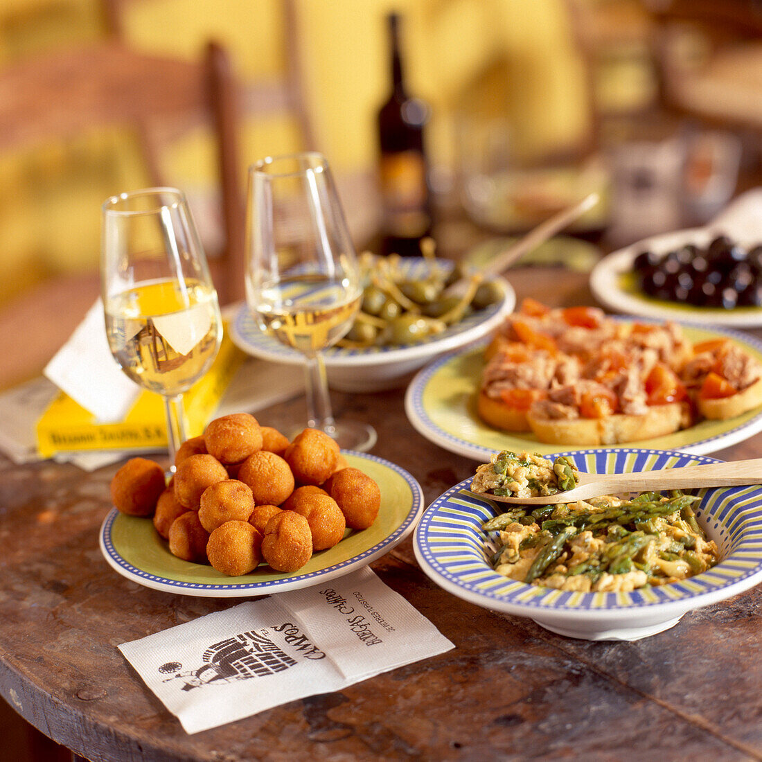 selection of andalusian tapas