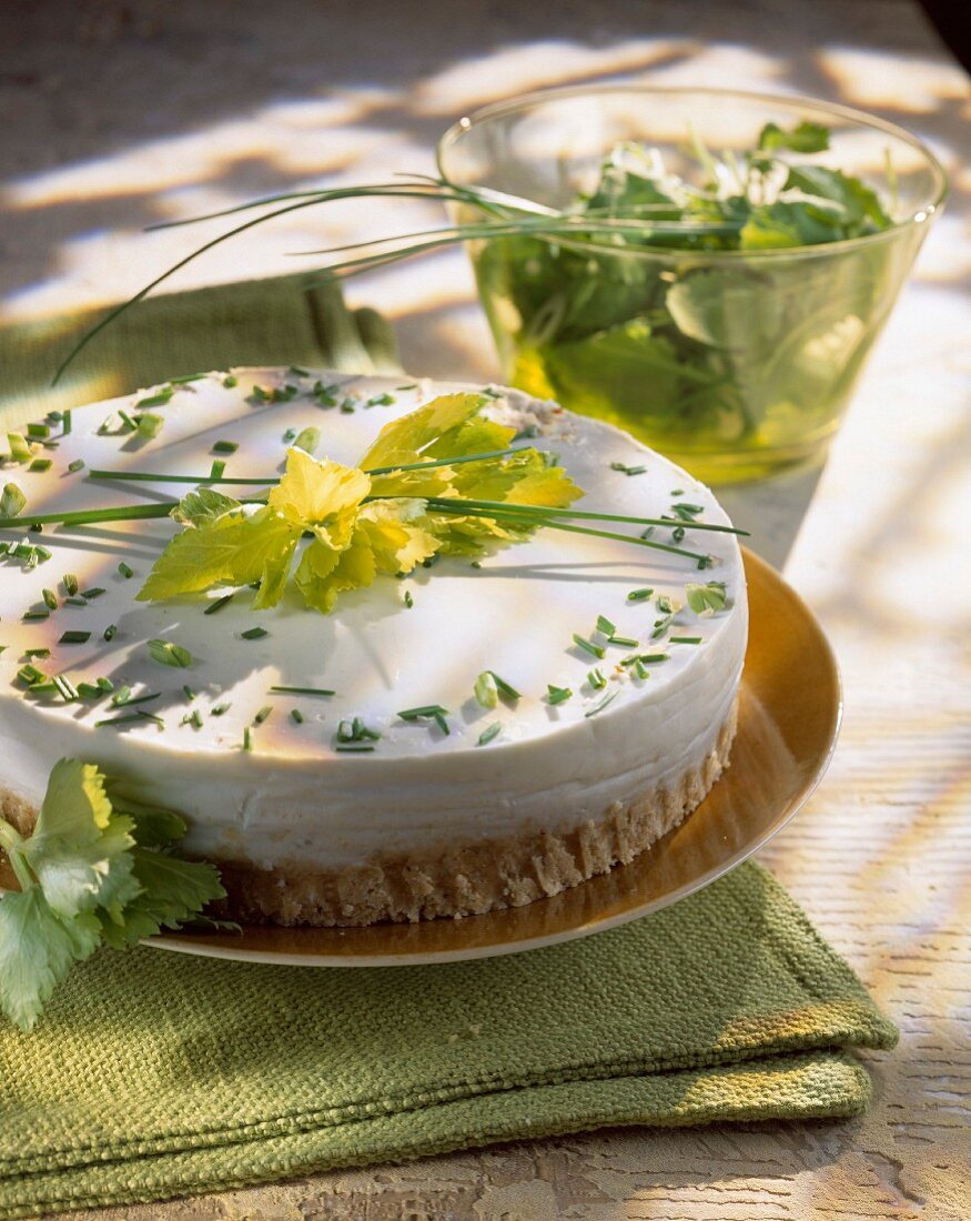 Celery cheesecake