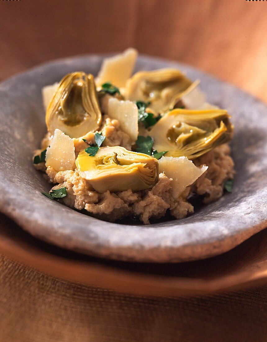 Artichoke purée