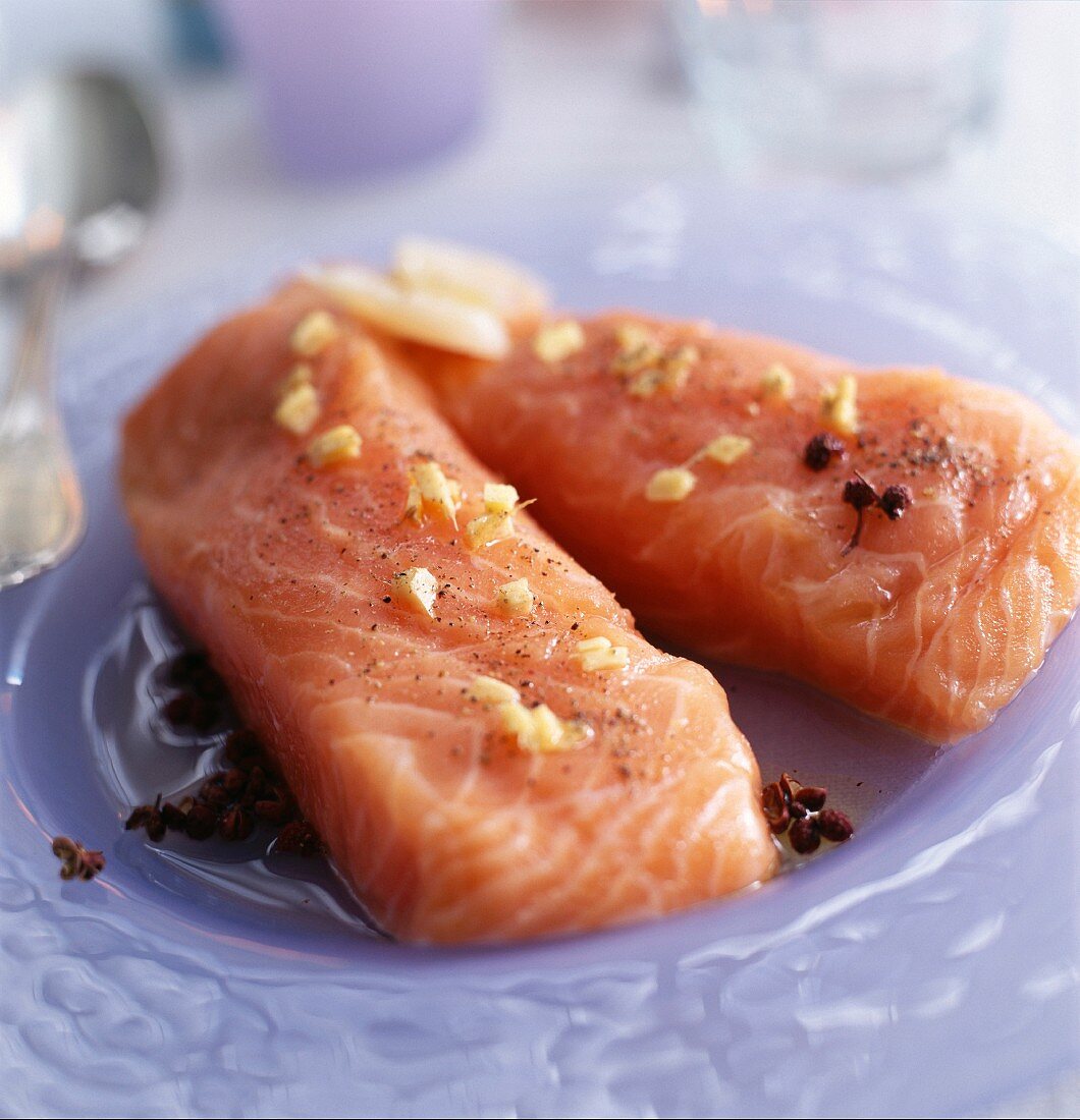 Salmon fillets