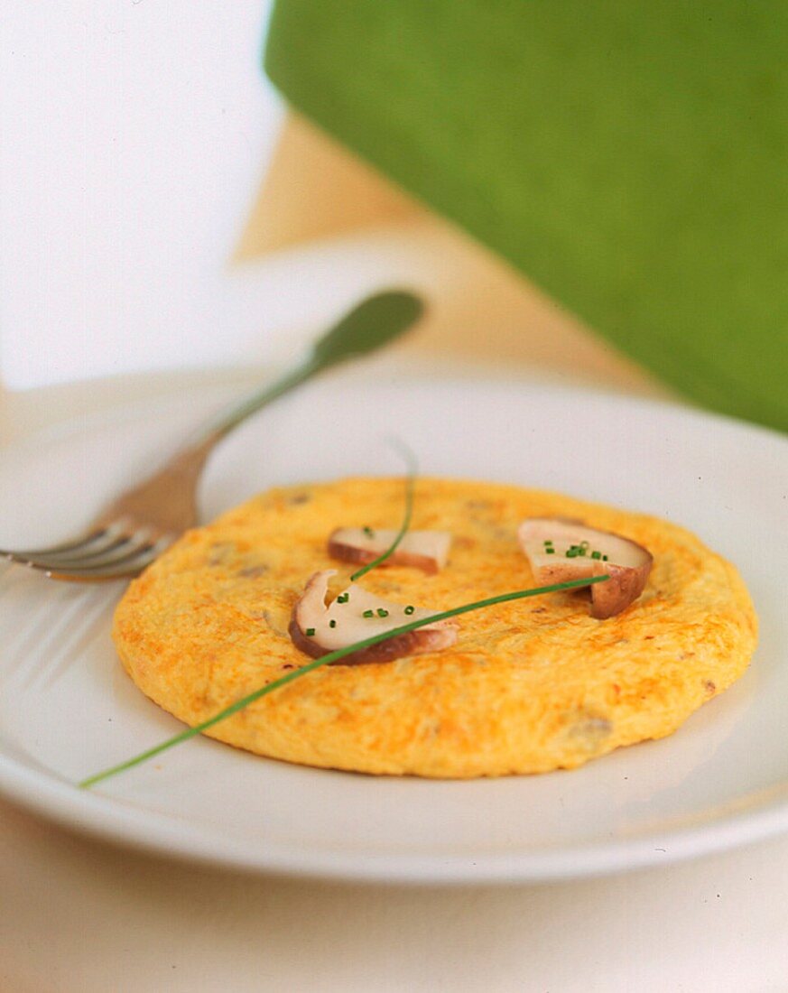 Mushroom omelet