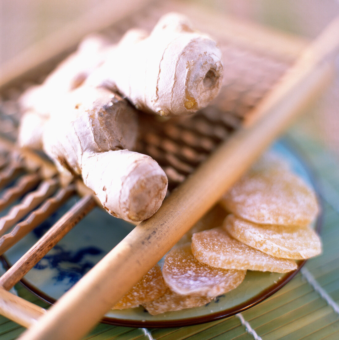 Root and candied ginger