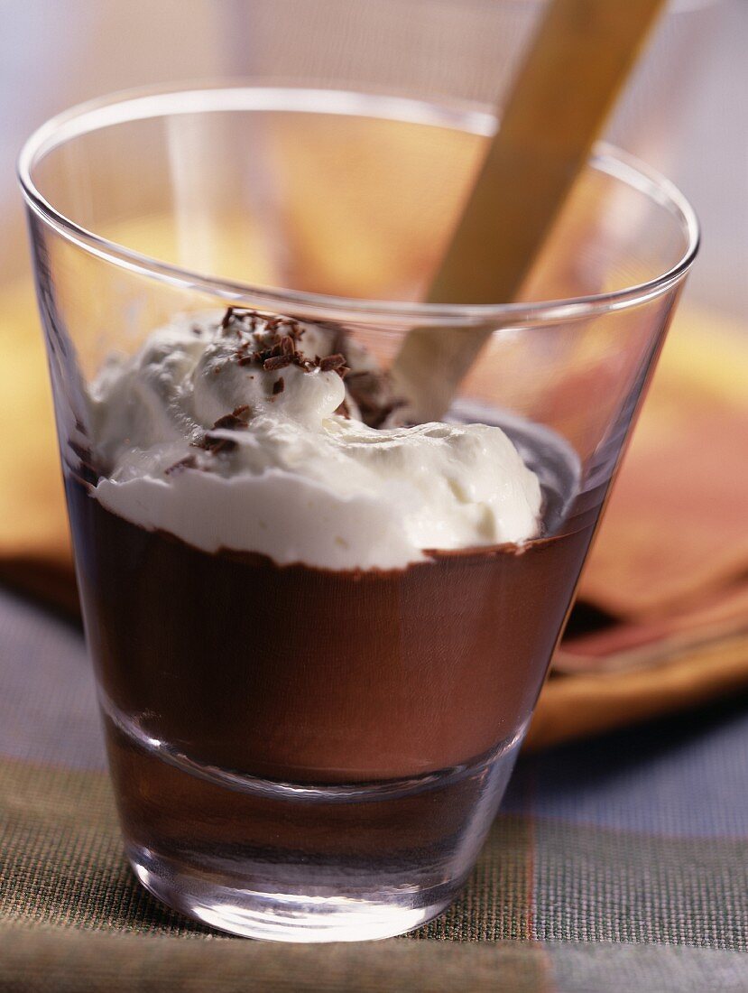 Chocolate cappuccino cream dessert