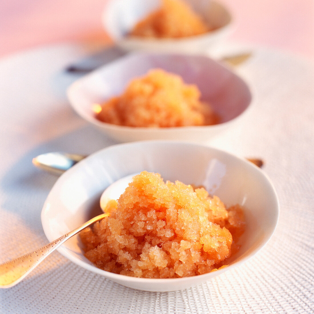 Melonen-Granita mit Pineau des Charentes