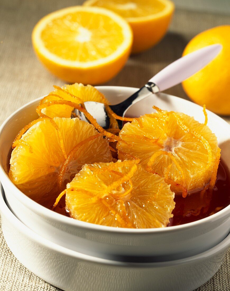Oranges,oriental-style (topic :cooking today)