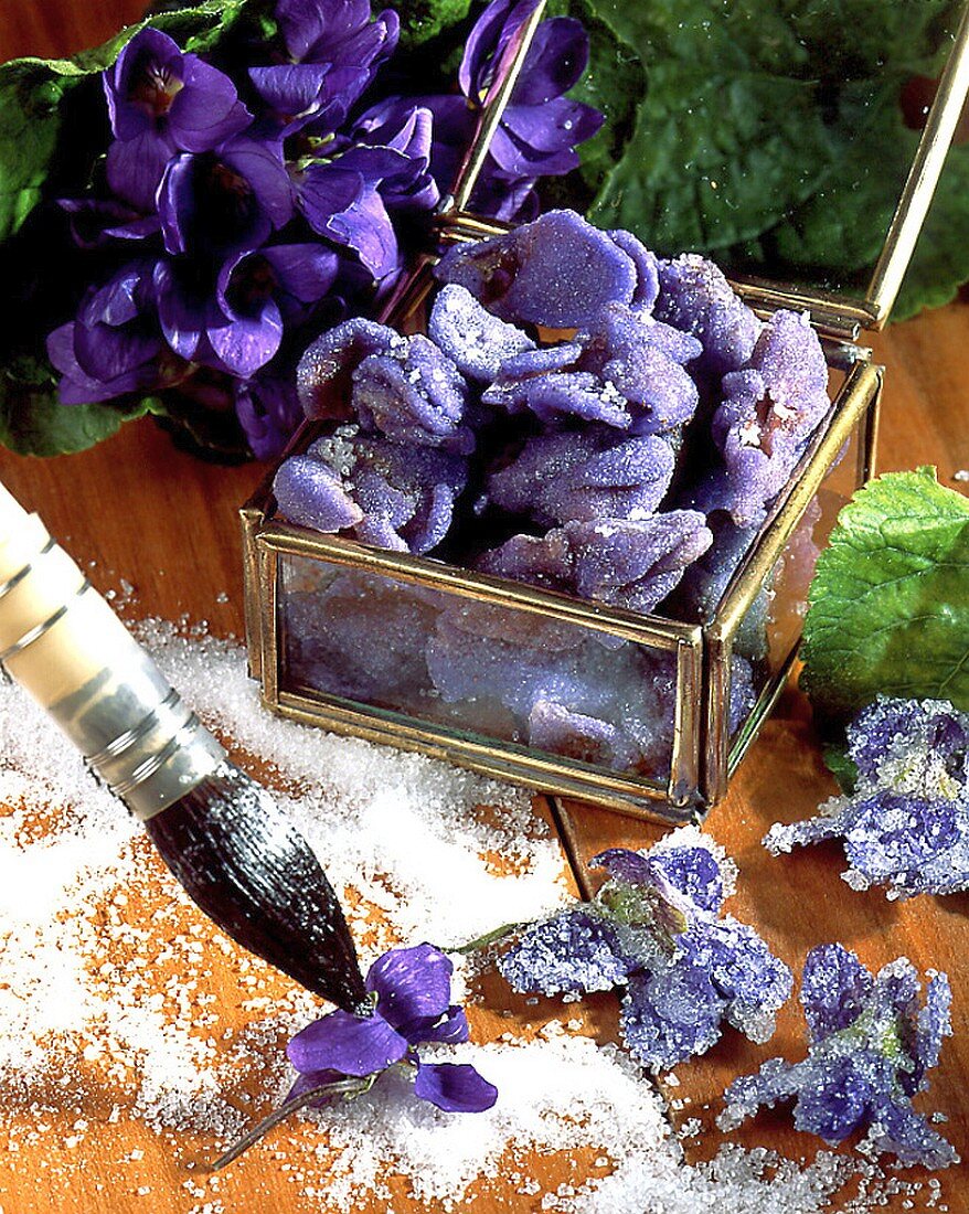 Candied violets