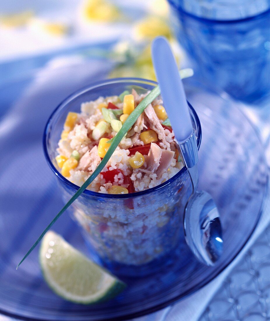 Thunfisch-Taboulé mit Zitrone