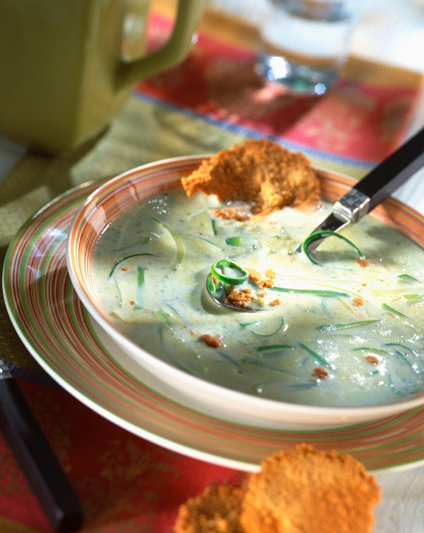 Courgette soup