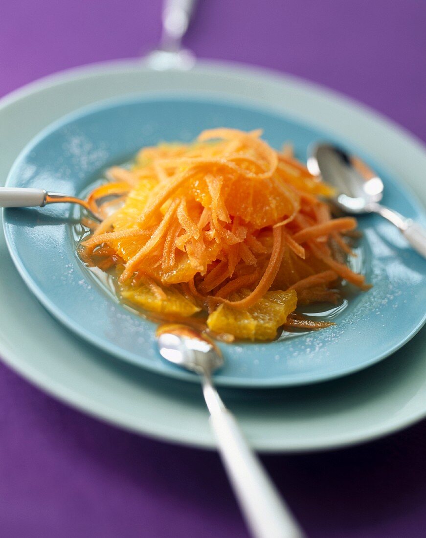 Moroccan-style carrot salad