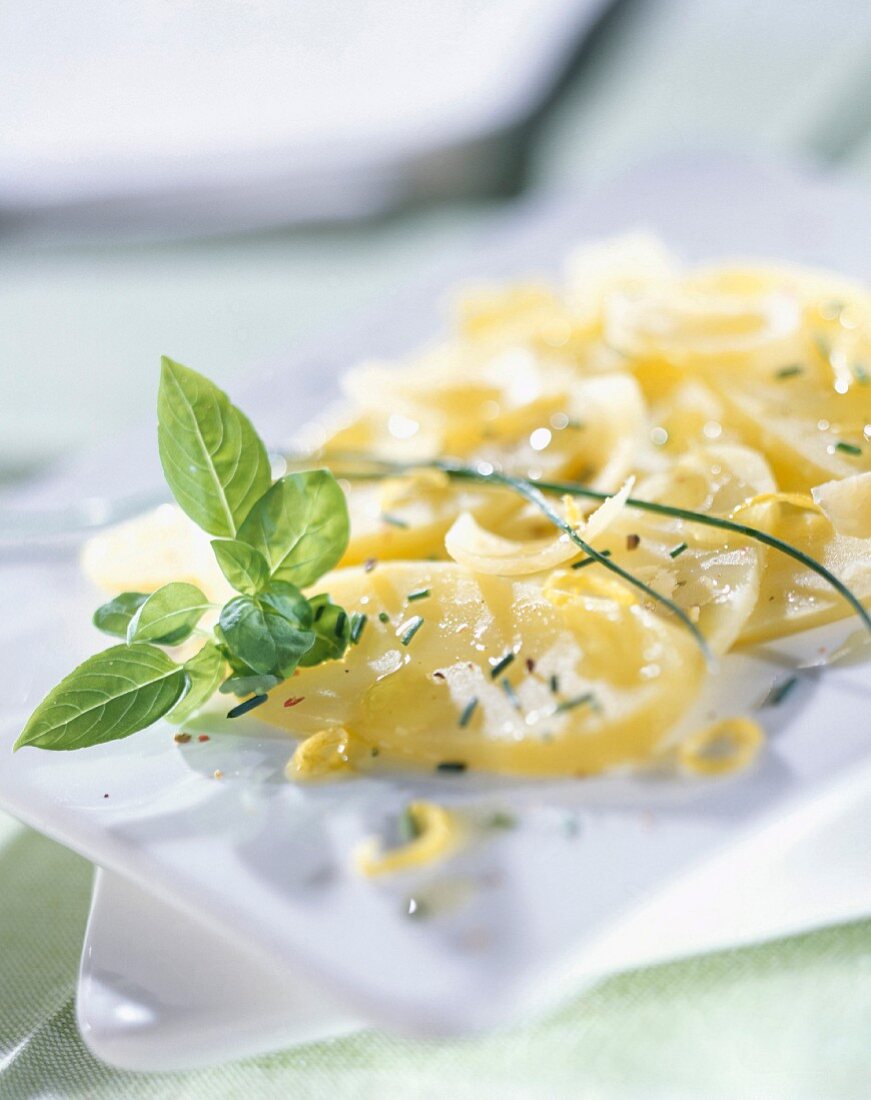 Kartoffelsalat mit Parmesan