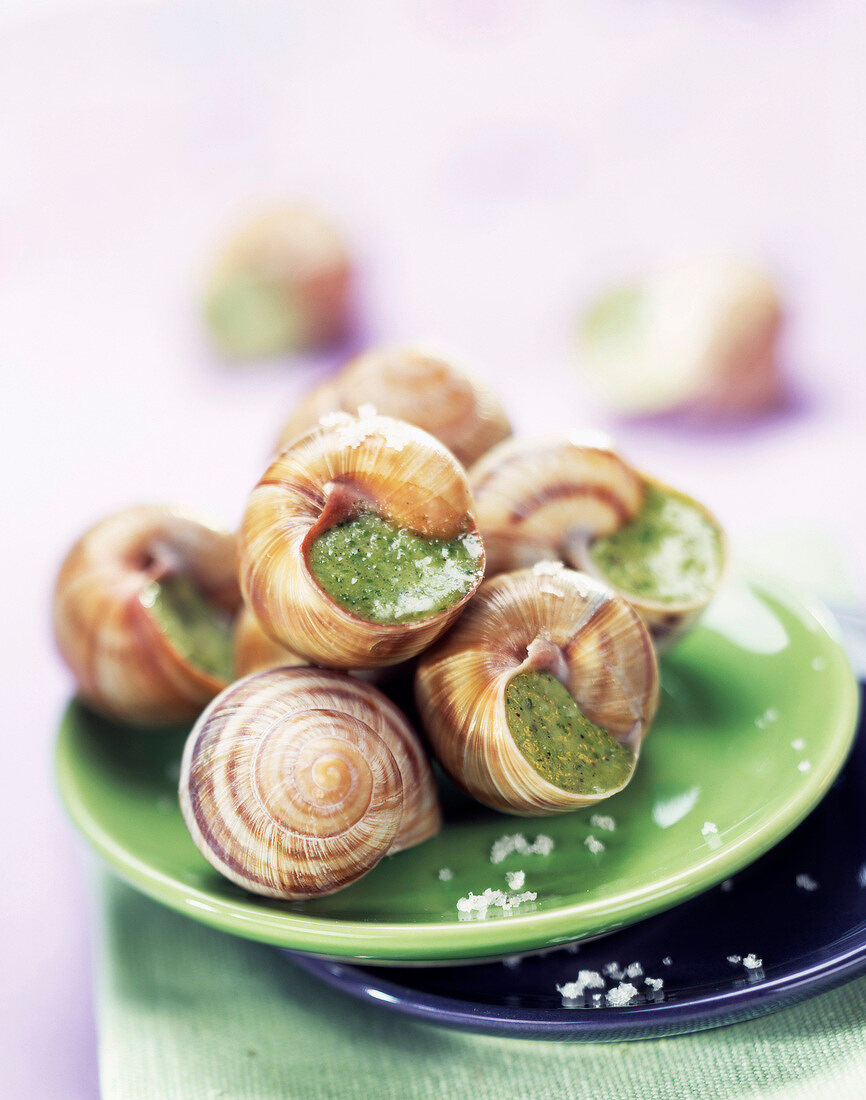 Snails with parsley and garlic