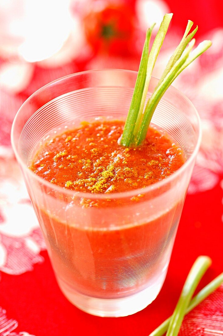 Curried tomato juice