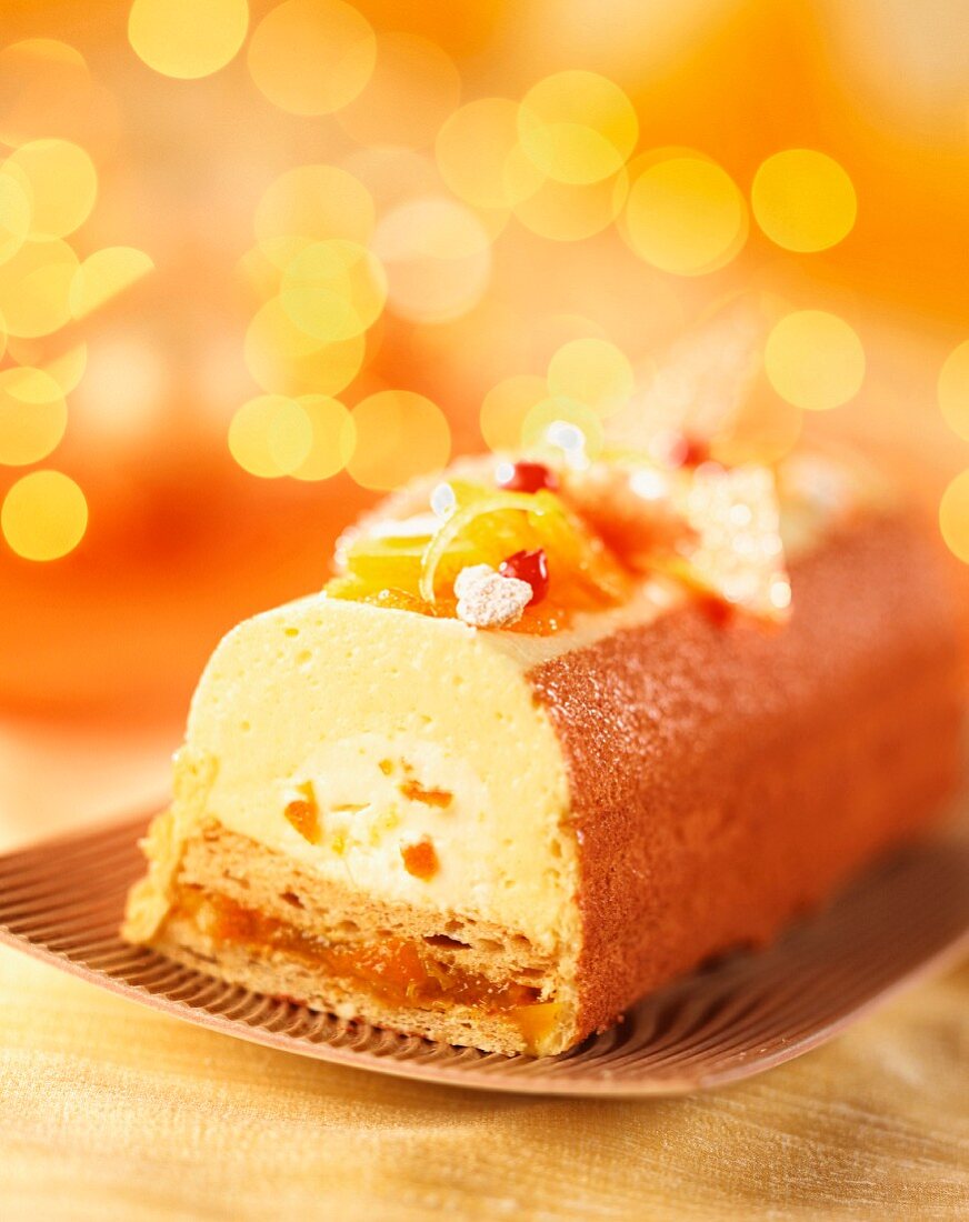 Bûche (Französischer Baumstammkuchen)