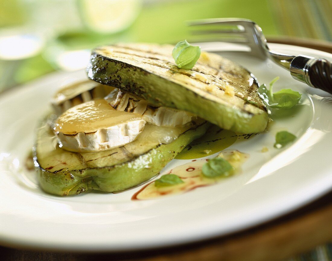 Chayote with goat's cheese