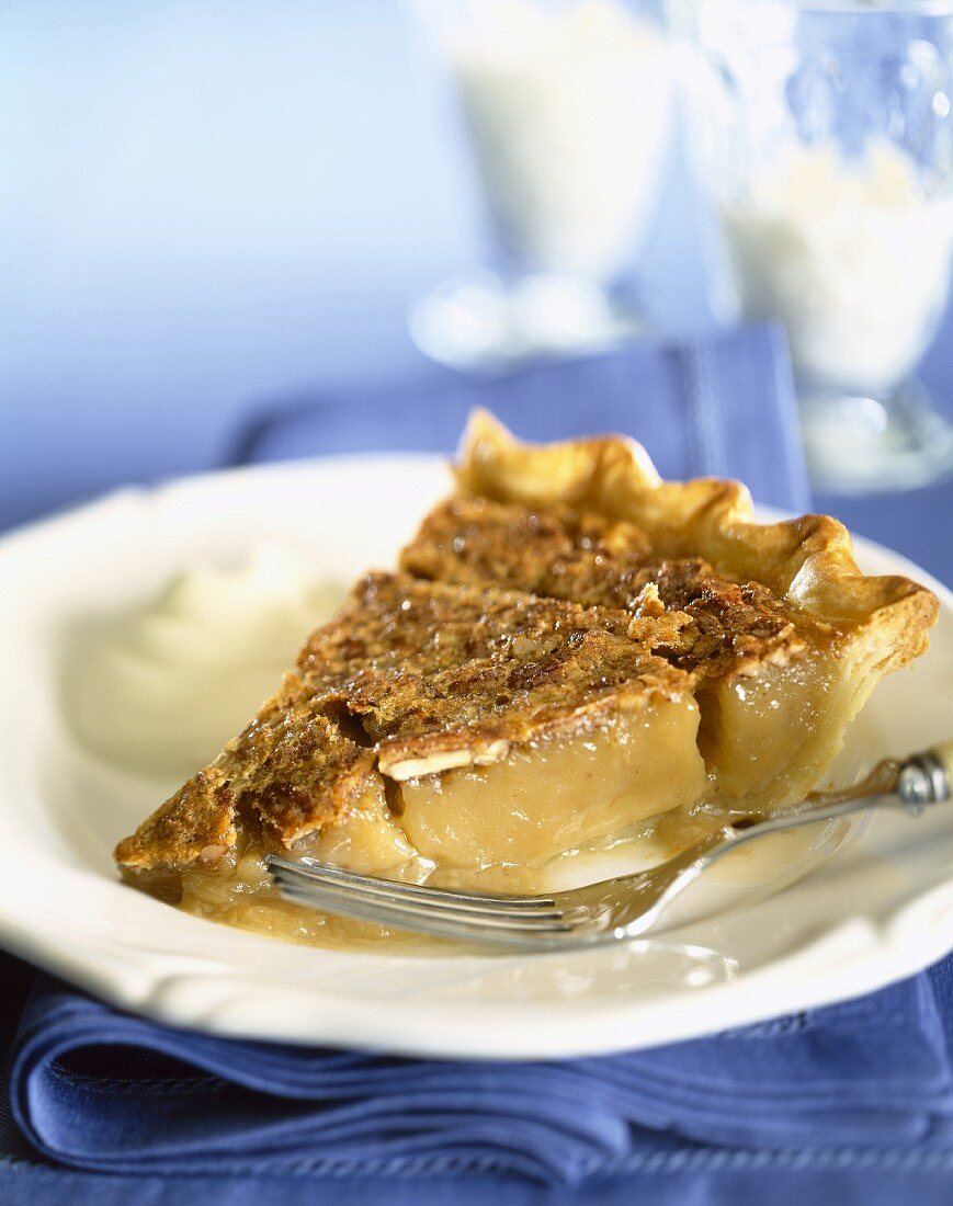 Maple syrup and pecan tart