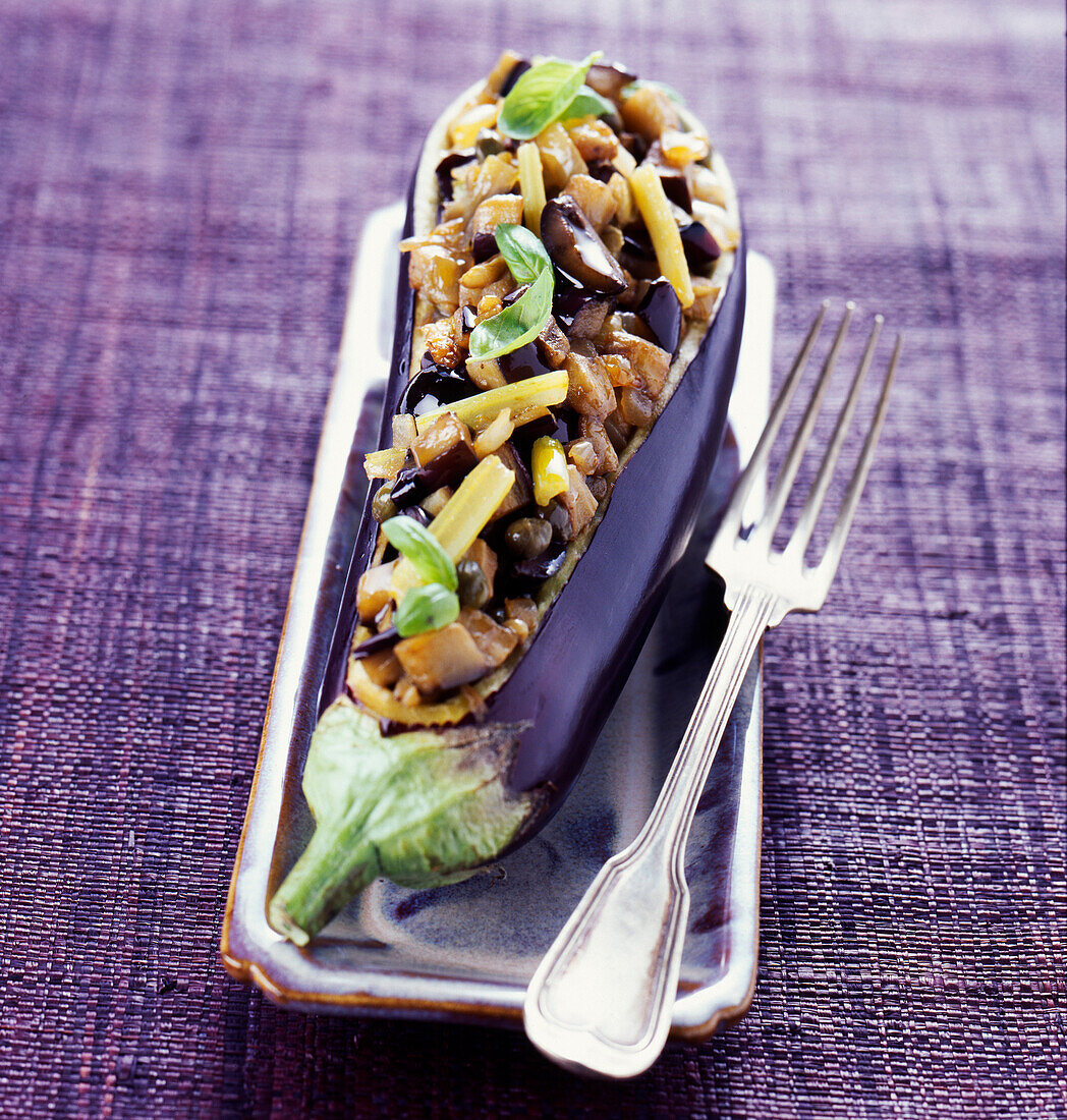 Capanota stuffed aubergine