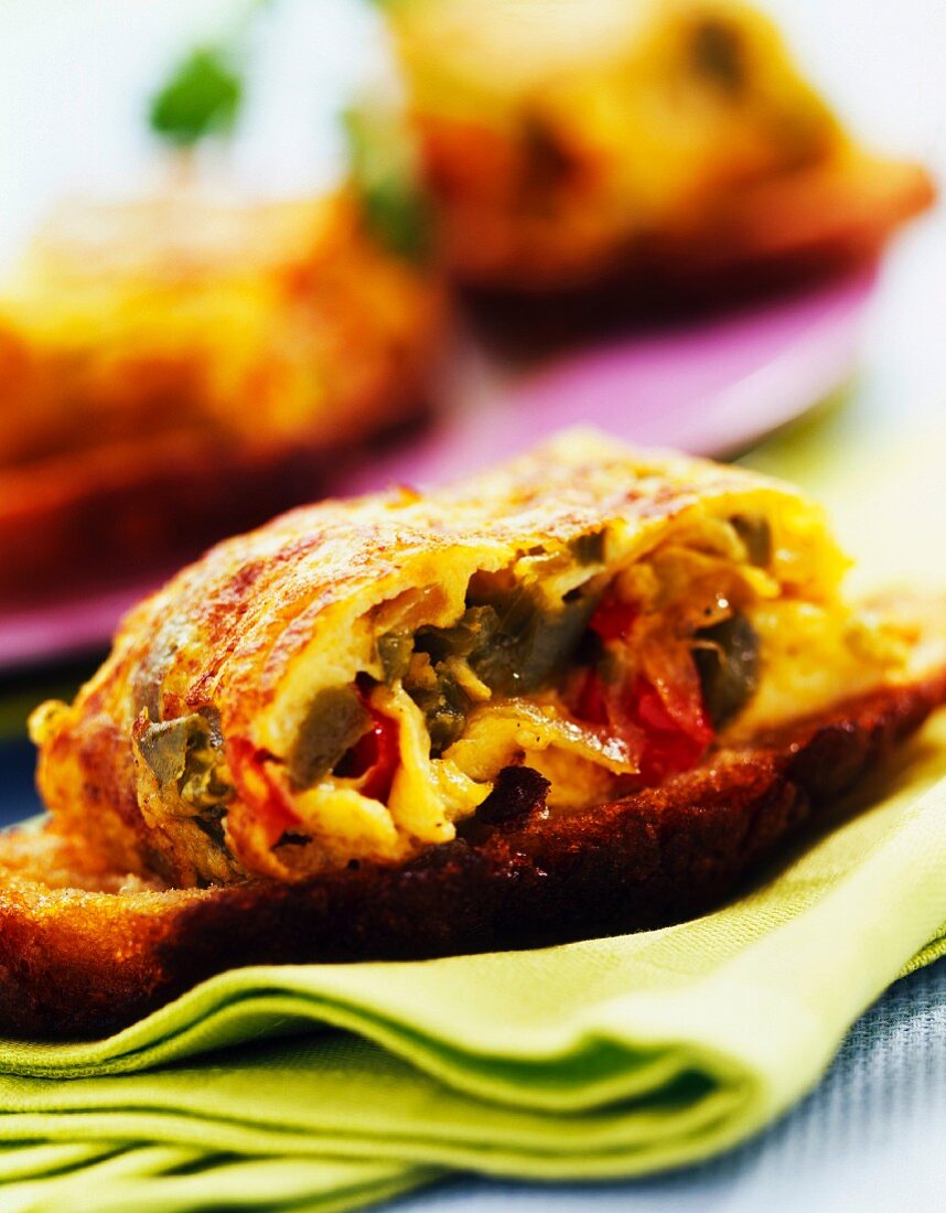 spanish omelette sandwich