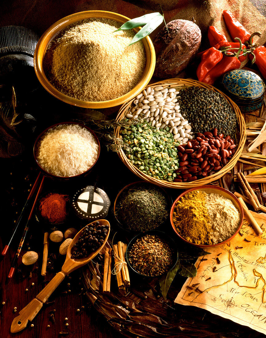 Selection of spices