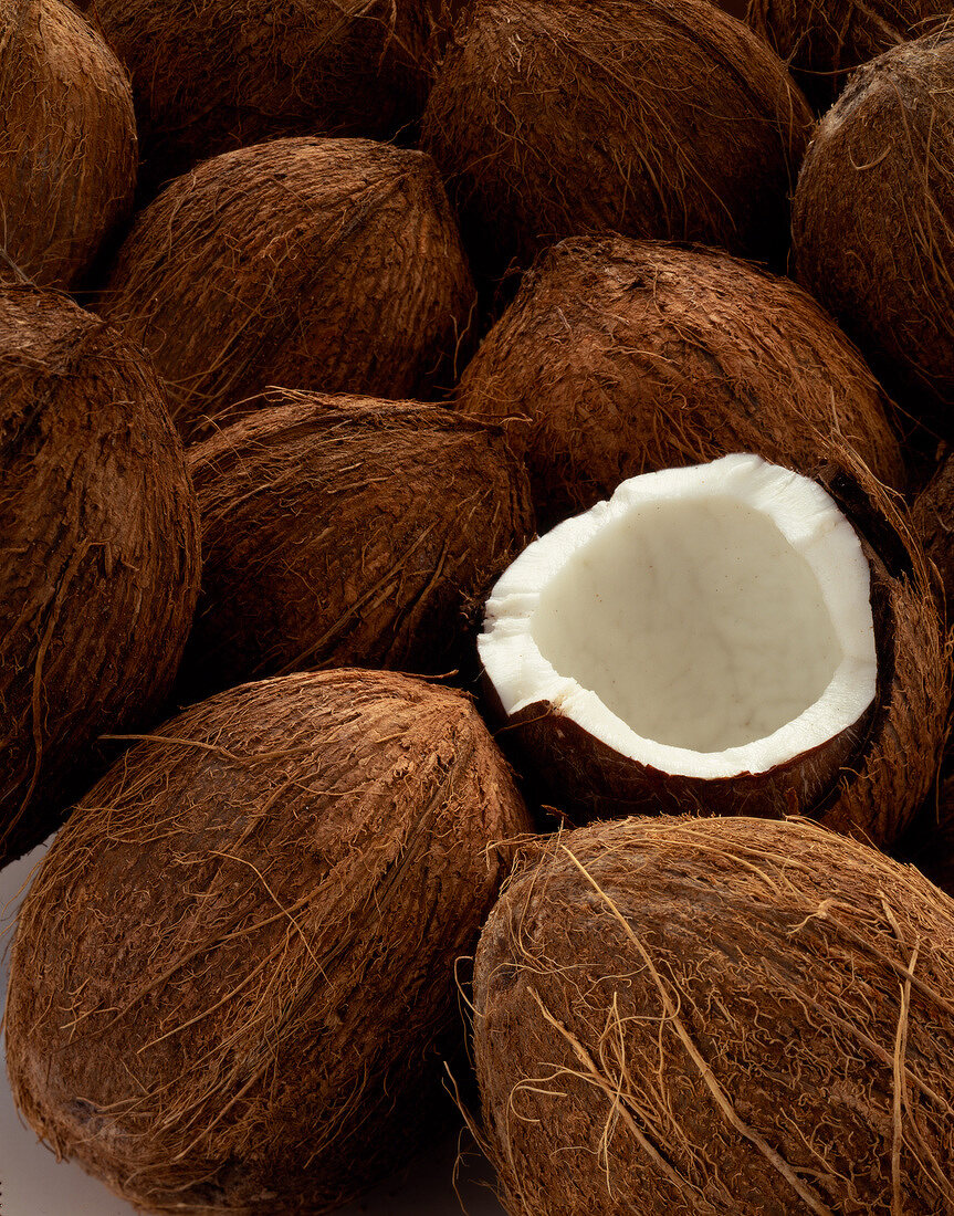 Viele Kokosnüsse