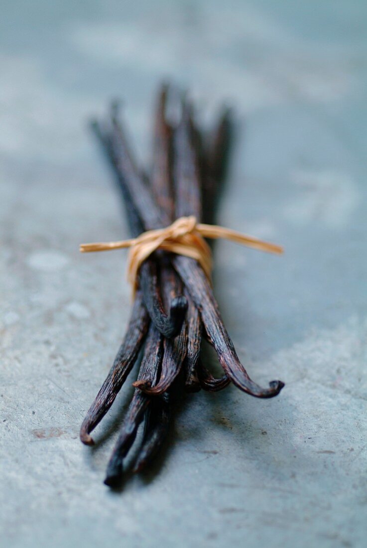 Bundle of vanilla pods