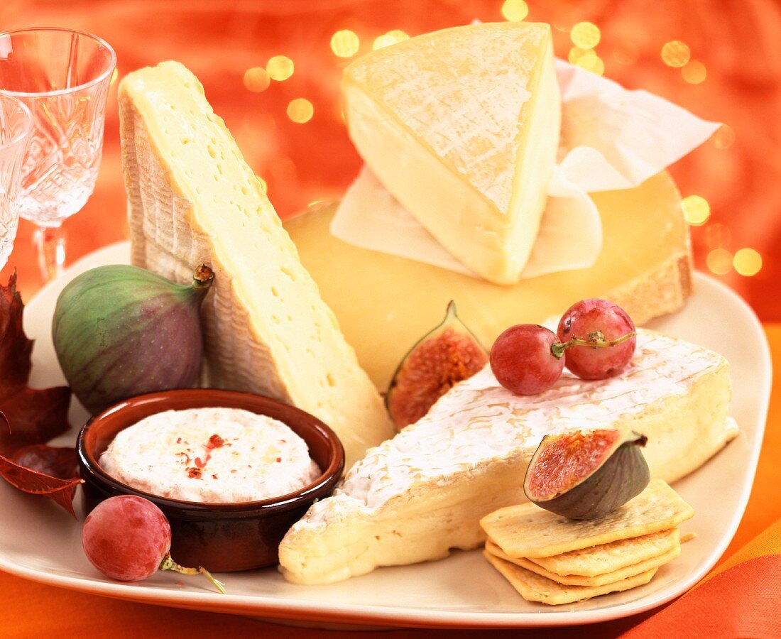 Assorted cheeses