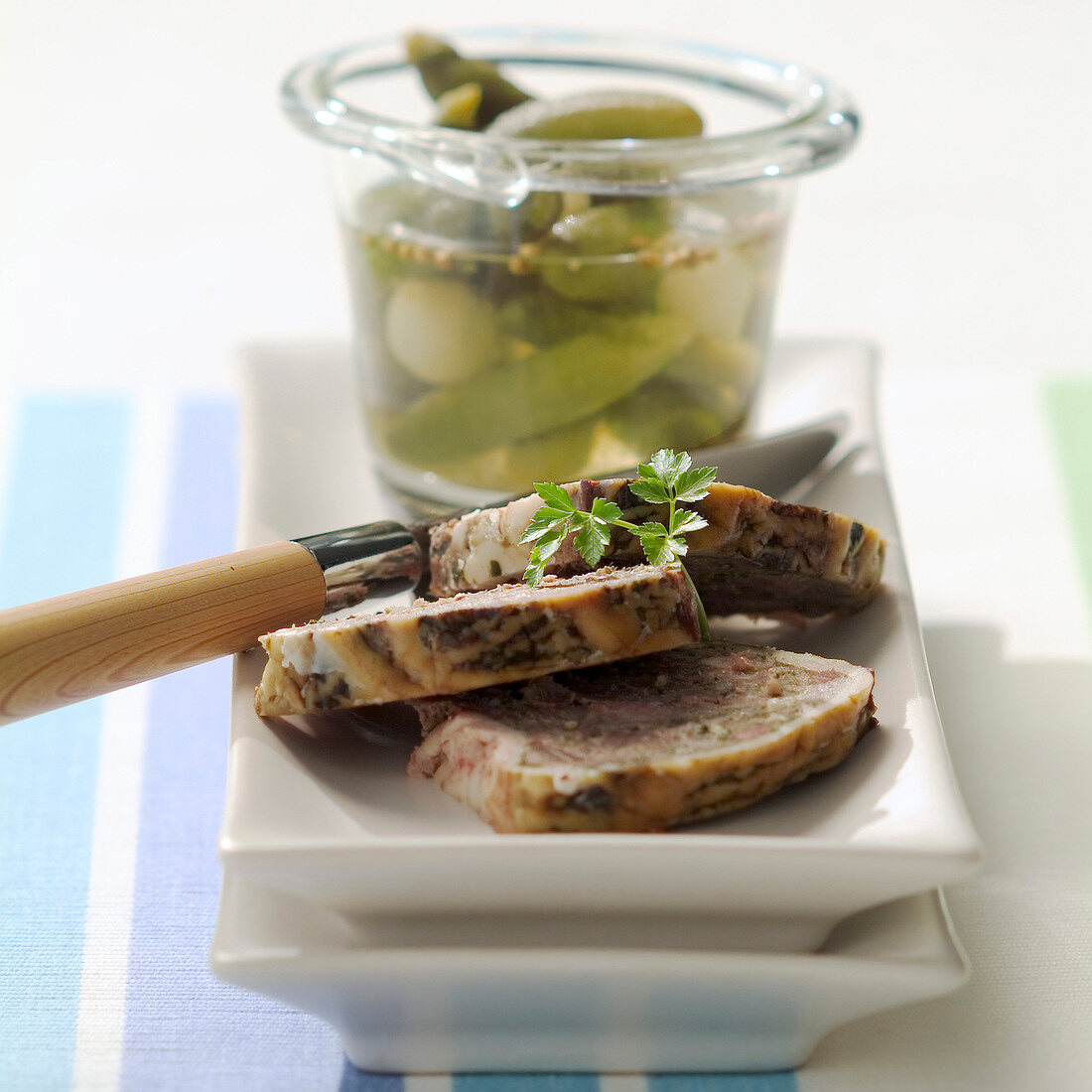 Caillette minced pork and vegetable sausage (topic: Provence)