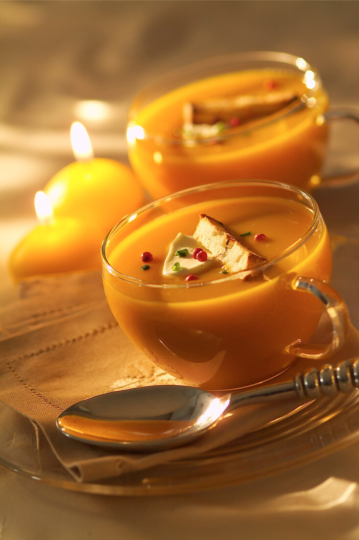 Squash soup (topic: Provence)