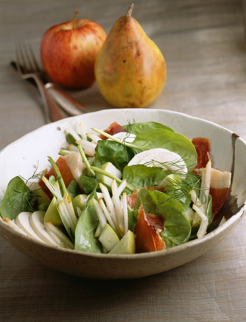 Apple and pear salad