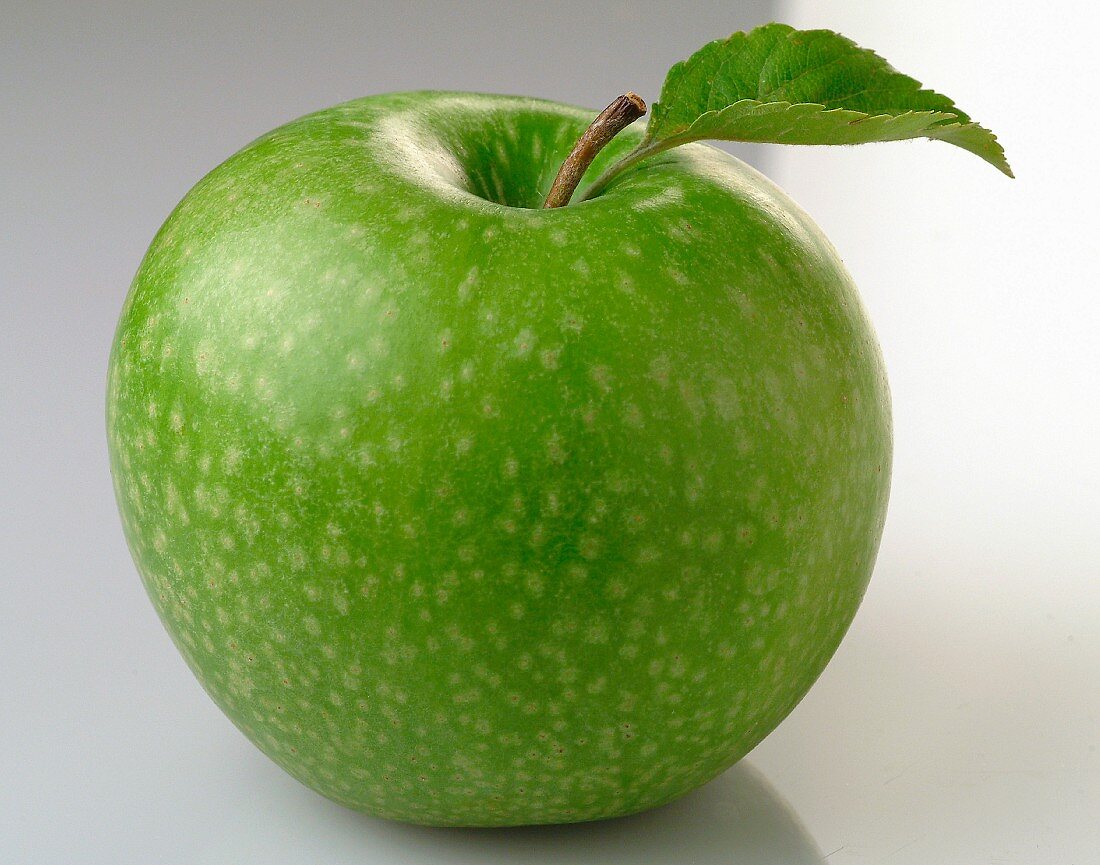 Ein Granny Smith Apfel