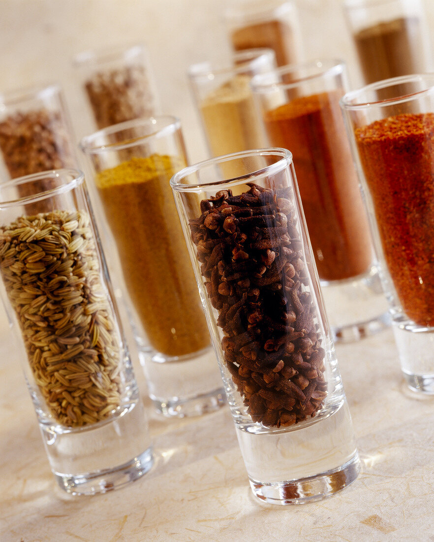 Assorted spices