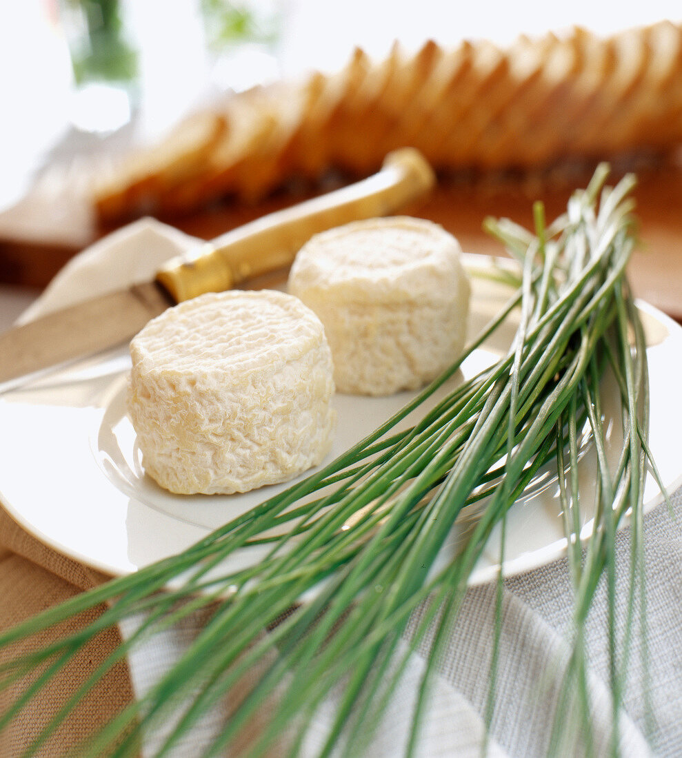 Goat's cheese with fresh chives