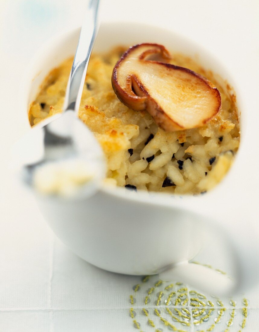 Risotto mit Trüffel und Steinpilzen