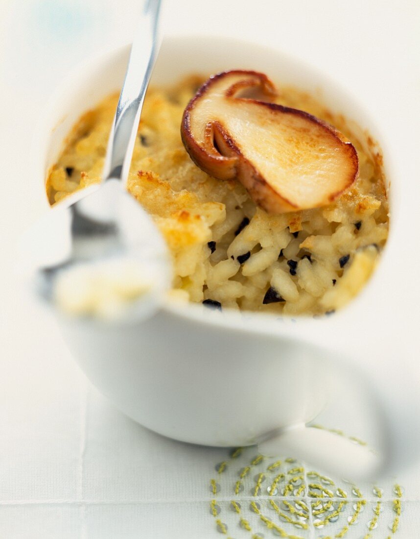 Risotto with truffles and ceps