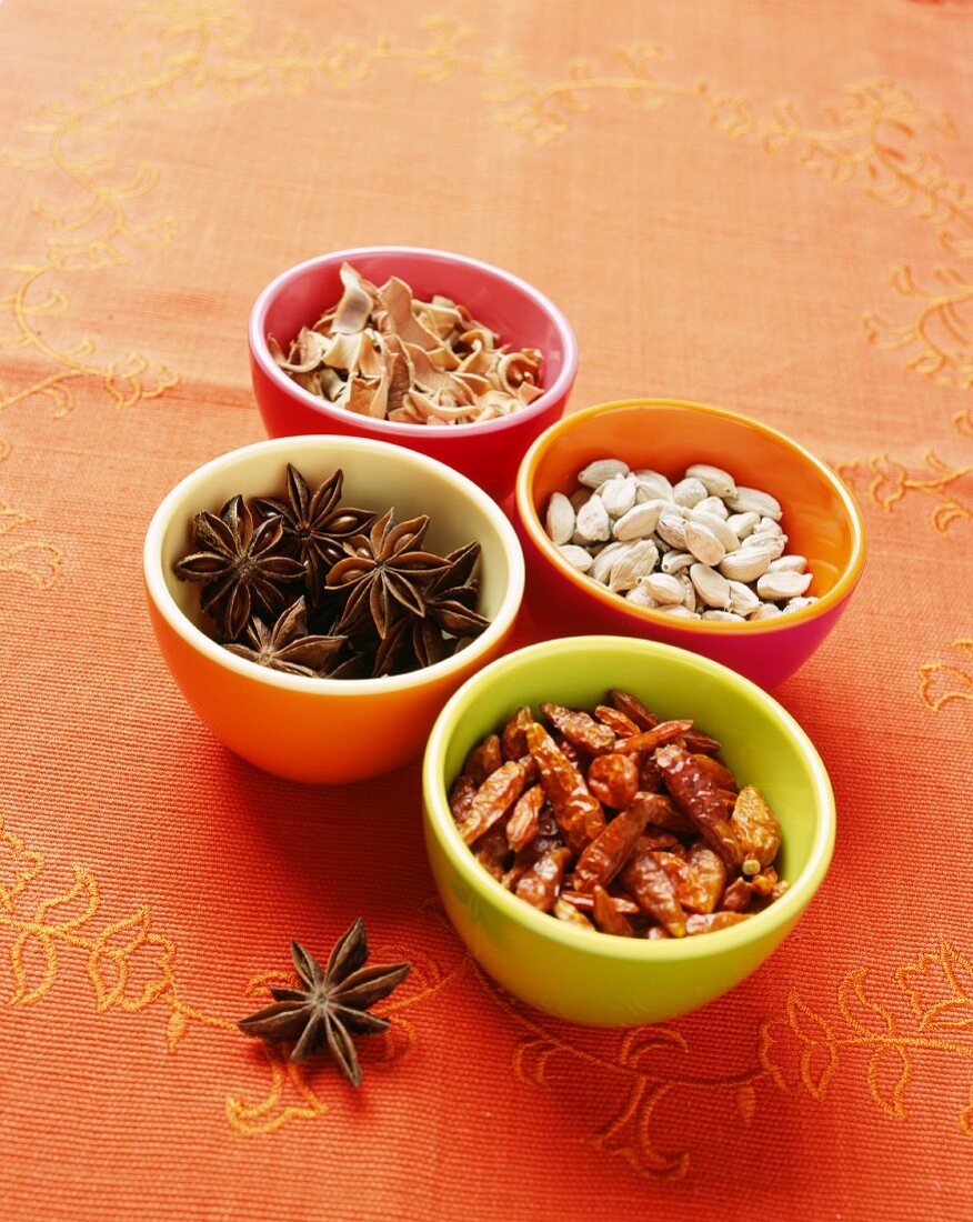 Selection of spices