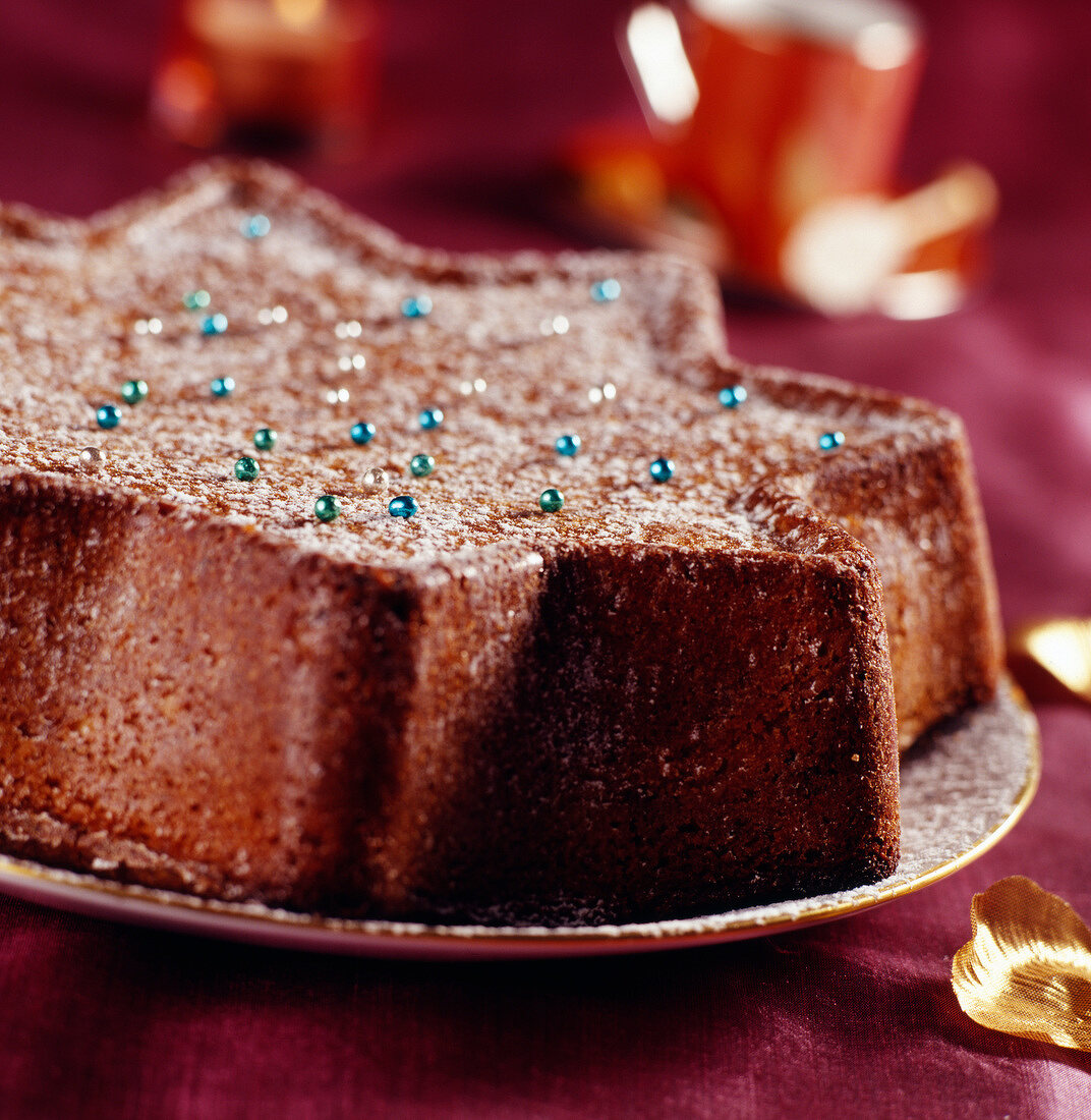 nut, dried and candied fruit mendiant cake