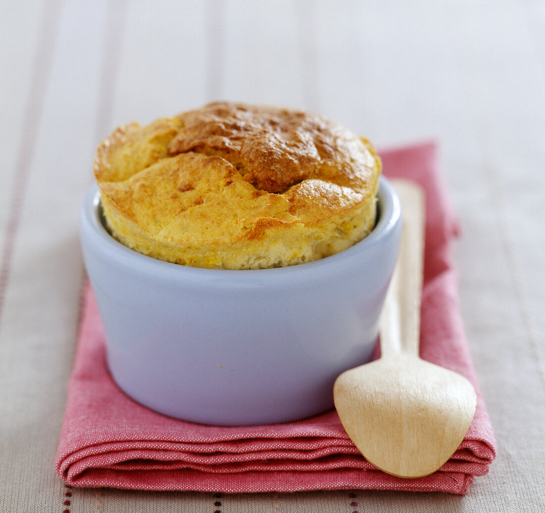 Hähnchen-Curry-Souffle