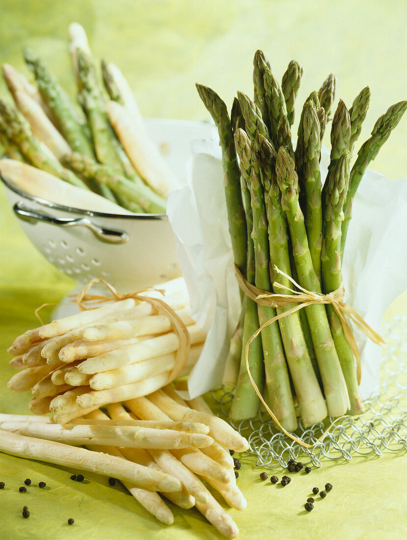 Assorted asparagus