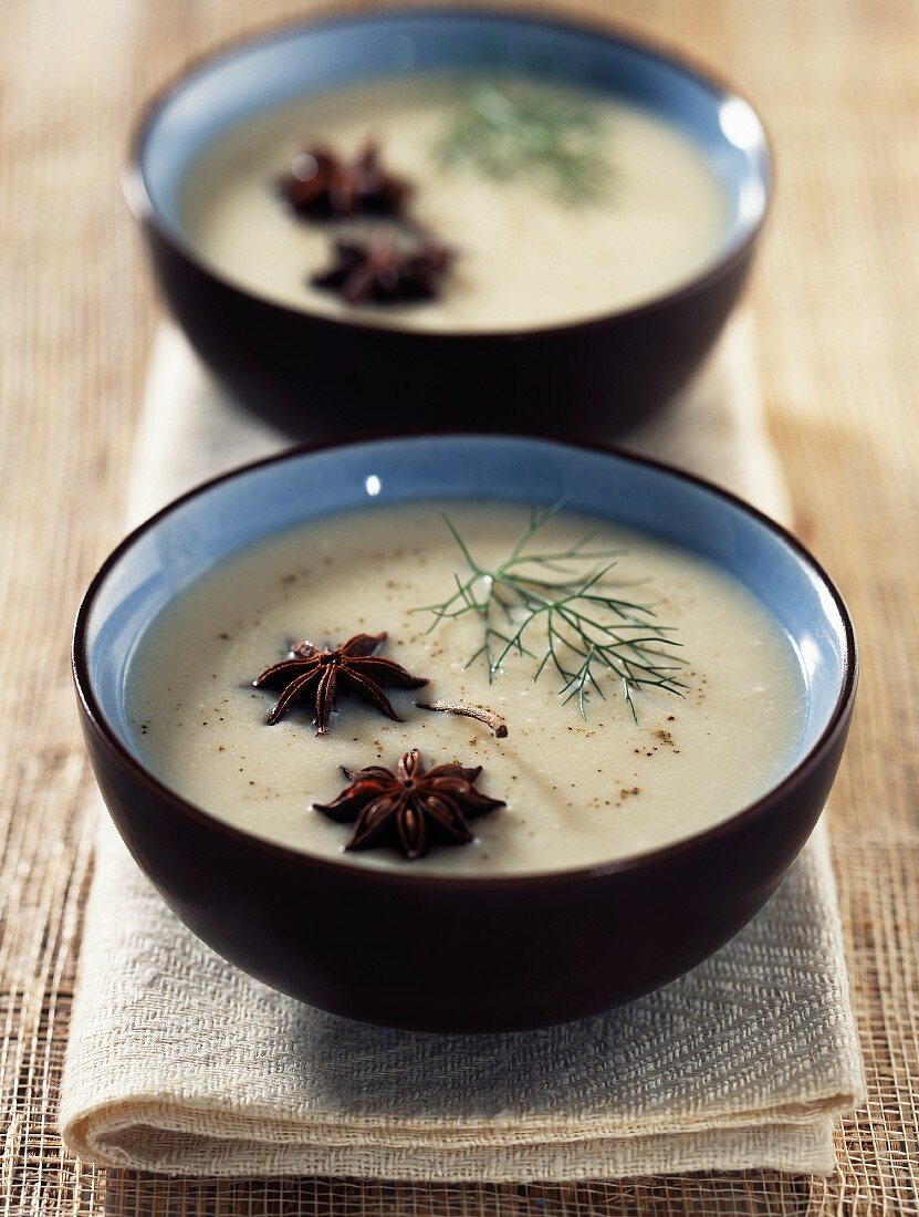 chilled aniseed soup