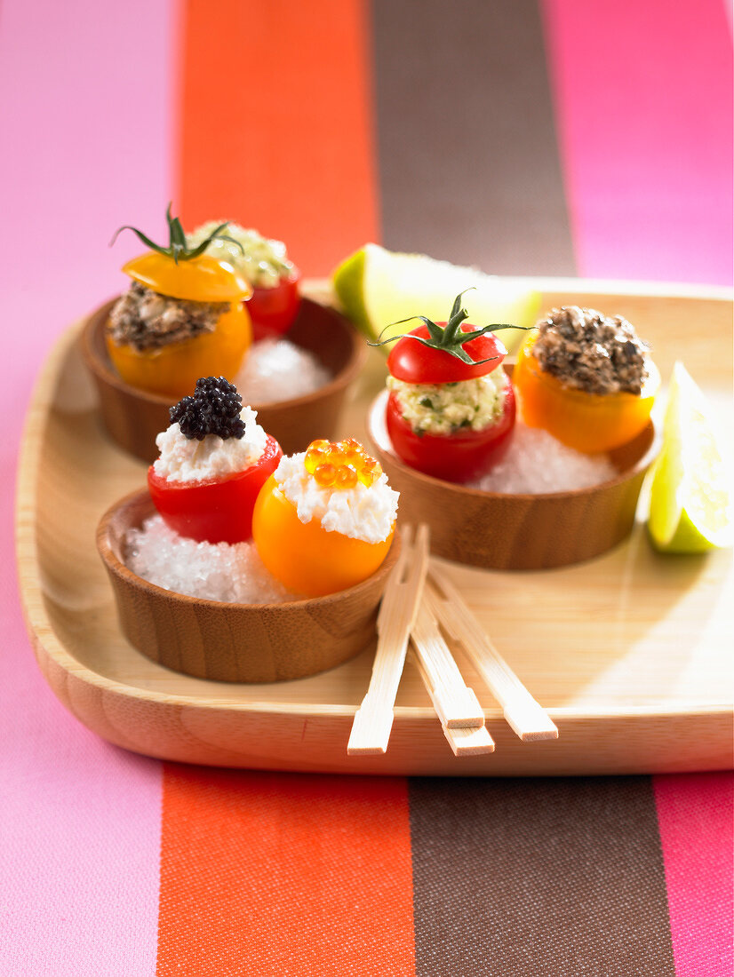 stuffed cherry tomatoes